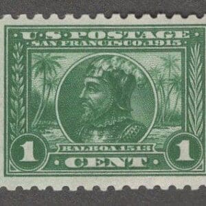 Scott# 401 "BALBOA" PANAMA PACIFIC EXPO, MINT, VERY NICELY CENTERED