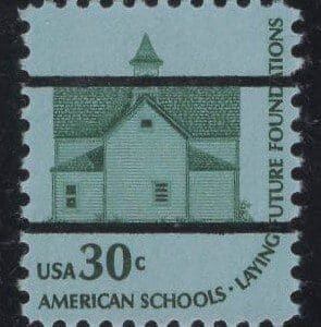Scott# 1606 "SCHOOLHOUSE" AMERICANA SERIES MNH PRECANCEL