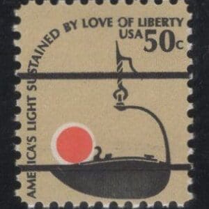 Scott# 1608 "BETTY LAMP - AMERICANA SERIES" MNH PRECANCEL SINGLE