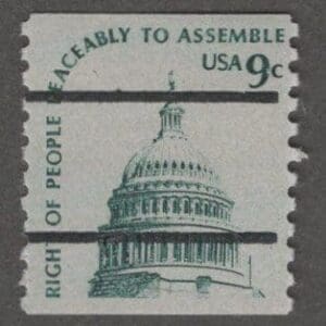 Scott# 1616b "RIGHT TO ASSEMBLE" MNH PRECANCEL SINGLE, NICELY CENTERED