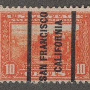 Scott# 400A "PANAMA CANAL" PANAMA PACIFIC, SAN FRAN, CA PRECANCEL