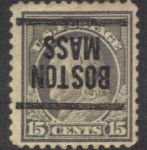 Scott# 514 "FRANKLIN" USED WITH BOSTON MASS PRECANCEL
