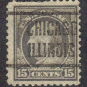 Scott# 514 "FRANKLIN" USED WITH CHICAGO ILLINOIS PRECANCEL