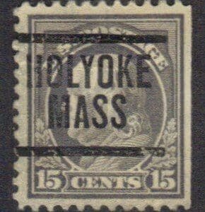 Scott# 514 "FRANKLIN" USED WITH HOLYOKE MASS PRECANCEL