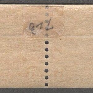Scott# 723 "GARFIELD" MINT COIL LINE PAIR, NICELY CENTERED - Image 2