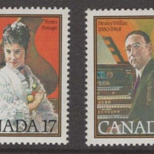 Scott#  860-61 "CANADIAN MUSICIANS" MNH SINGLES SET (2) NICELY CENTERED