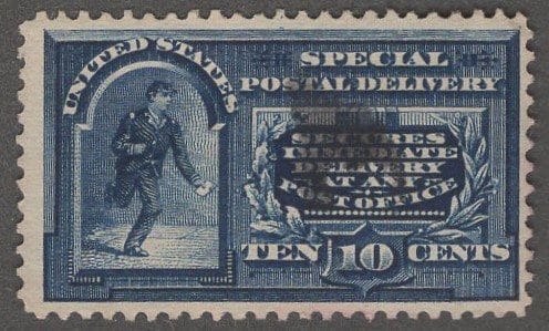 Scott# E5 "MESSENGER RUNNING" USED SPECIAL DELIVERY SINGLE, SON CANCEL