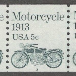 Scott# 1899 "MOTORCYCLE" MNH PNC5, PLATE# 3 WITH LINE PAIR, NICELY CENTERED