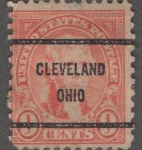 Scott# 641 "JEFFERSON" USED CLEVELAND OHIO PRECANCEL