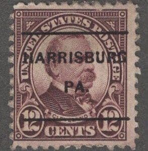 Scott# 564 "GROVER CLEVELAND" USED HARRISBURG PA PRECANCEL