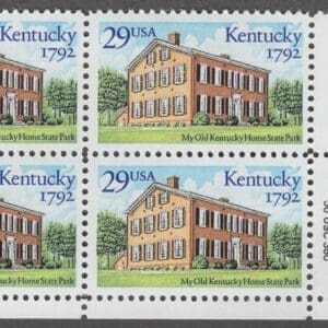Scott# 2636 "KENTUCKY STATEHOOD" MNH ZIP BLOCK (4) NICELY CENTERED