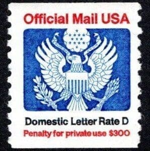 Scott# O139 "OFFICIAL" MNH COIL SINGLE, NICELY CENTERED