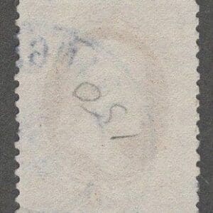Alternative view of Scott# 150 "JEFFERSON" NAT'L BANKNOTE, GRAY "ORANGE, CA" CDS CANCEL