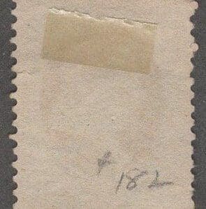 Alternative view of Scottt# 182 "FRANKLIN" USED BANKNOTE, CORK CANCEL, VERY NICELY CENTERED