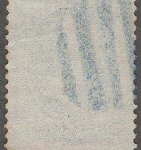 Alternative view of Scott# 184 "WASHINGTON" USED WITH A BLUE CIRCULAR BAR GRID FANCY CANCEL