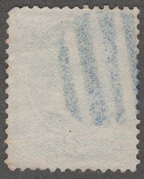 Scott# 184 "WASHINGTON" USED WITH A BLUE CIRCULAR BAR GRID FANCY CANCEL - Image 2