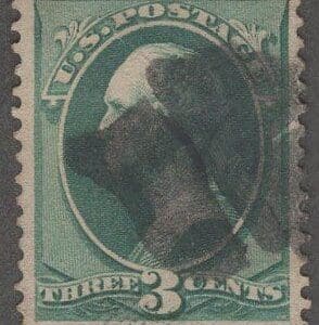 Scott# 184 "WASHINGTON" USED WITH A KILLER CORK FANCY CANCEL