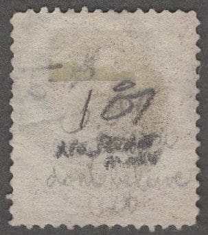Scott# 187 "JEFFERSON" AMERICAN BANKNOTE, WIDE STYLE BULLSEYE CANCEL - Image 2