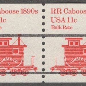 Scott# 1905A "CABOOSE" MNH PRECANCEL COIL PAIR, NICELY CENTERED