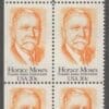 Scott# 2095 "HORACE MOSES" MNH ZIP BLOCK (4) NICELY CENTERED