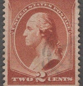 Scott# 210 "WASHINGTON" USED, BARELY CANCELLED