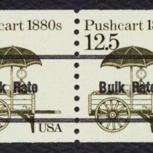 Scott# 2133A "PUSHCART" MNH PRECANCEL PAIR, NICELY CENTERED