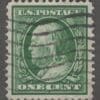 Scott# 331 "FRANKLIN" USED PERF 12 WITH A FLAG CANCEL, CHOICE CENTERING