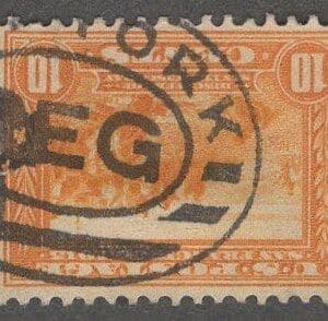 Scott# 400 "SAN FRANCISCO BAY" PANAMA PACIFIC EXPO, NY REGISTRATION CANCEL * SEE DETAILS *