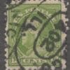 Scott# 513 "FRANKLIN" USED FLAT PLATE, PERF 11, CHICAGO ILL DOUBLE OVAL CANCEL