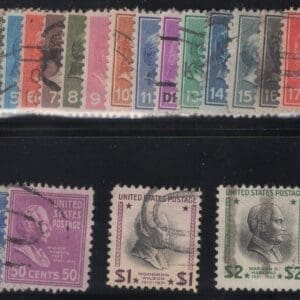 Scott# 803-834 "PRESIDENTIAL SERIES" (32) COMPLETE SET, USED