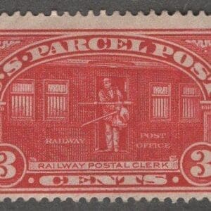 Scott# Q3 "PARCEL POST - RAILWAY POSTAL CLERK" MINT SINGLE