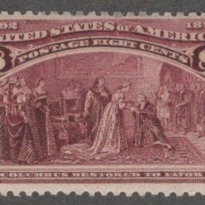 Scott# 236 "COLUMBIAN - RESTORED TO FAVOR" MNH