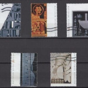 Scott# 3379-83 "LOUISE NEVELSON - SCULPTOR" USED SINGLES SET (5)
