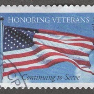 Scott# 3508 HONORING VETERANS USED SINGLE, NICELY CENTERED
