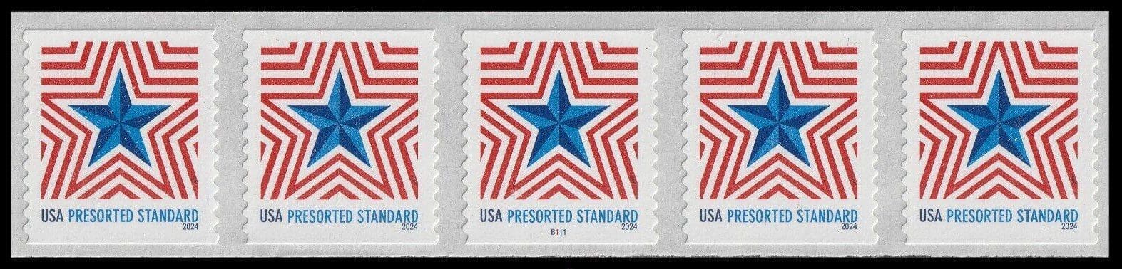 Scott# 5832 "RADIANT STAR" MNH PNC5, P#B111, NICELY CENTERED