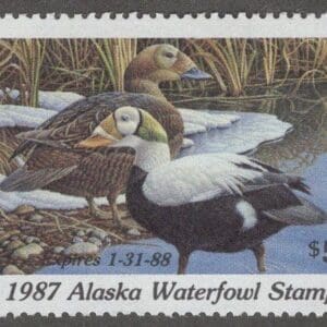 Scott# AK 3 "1987 ALASKA WATERFOWL" MNH, NICELY CENTERED