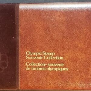 CANADA 1976 OLYMPICS BOXED HARD COVER PRESENTATION ALBUM IN ORIGINAL PACKAGE