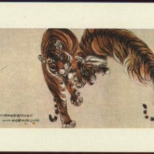 CHINA PRC 1985 YEAR OF THE TIGER POSTAL CARD SET (5) WITH BEIJING CANCELS + BONUS - Image 5