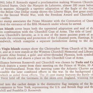 SIR WINSTON CHURCHILL 1874-1974 100 YEAR (20) COVER BOXED COLLECTION - Image 7