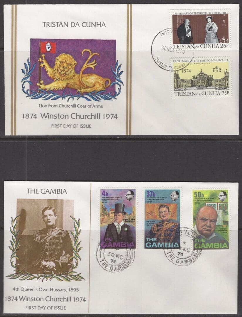 SIR WINSTON CHURCHILL 1874-1974 100 YEAR (20) COVER BOXED COLLECTION - Image 18