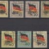 GERMAN DDR Scott# 456-464 "HARVESTER" USED SET (7) NICELY CENTERED
