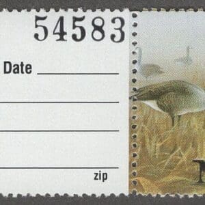 Scott# KYW-4 "1988 KENTUCKY WATERFOWL" WITH TAB, MNH