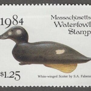 Scott# MA11 "1984 MASSACHUSETTS STATE DUCK" MNH, NICELY CENTERED