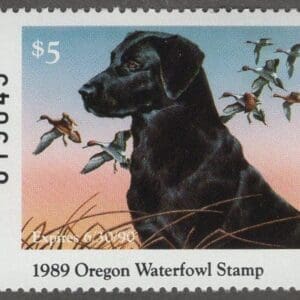 Scott# OR06 "1989 OREGON STATE DUCK" MNH, NICELY CENTERED