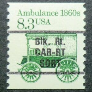 Scott# 2231 "AMBULANCE" MNH BULK RATE PRECANCEL SINGLE, NICELY CENTERED