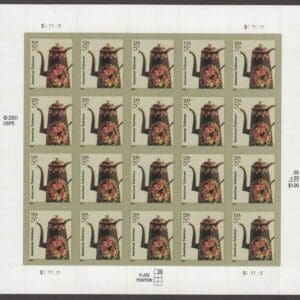 Scott# 3756 AMERICAN TOLEWARE (2004) MNH FULL SHEET (20)