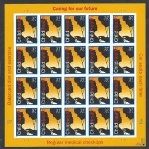 Scott# 3938 "CHILD HEALTH" MNH SHEET (20) NICELY CENTERED