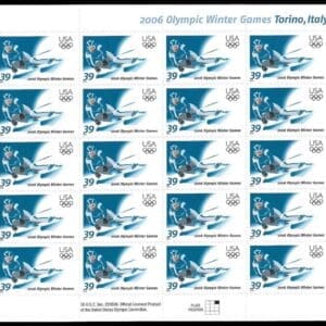 Scott# 3995 "OLYMPIC GAMES" MNH FULL SHEET (20) NICELY CENTERED