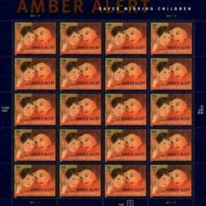 Scott# 4031 "AMBER ALERT - SAVES CHILDREN" MNH SHEET (20)