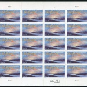 Scott# 4121 "OKLAHOMA STATEHOOD" MNH FULL SHEET (20) NICELY CENTERED
